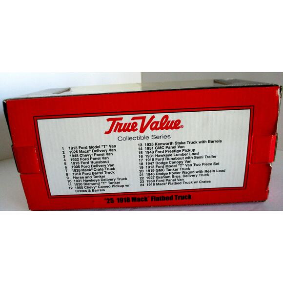 ERTL True Value Die Cast 1918 Mack Flat Bed Truck 21541-1HD - Picture 4 of 6